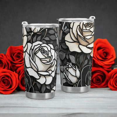 Gothic Rose Tumbler by Shadowseeker Main Perspective | Our Phoenix Rise