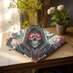 Gothic Skeleton Blanket for Gamers - Eerie Themed Gaming Decor Detail 12 | Our Phoenix Rise