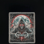 Gothic Skeleton Blanket for Gamers - Eerie Themed Gaming Decor Detail 4 | Our Phoenix Rise