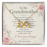 Infinity Heart Necklace for Grandmother - 18k Yellow Gold in Standard Box - Detail 19 | Our Phoenix Rise