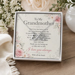 Infinity Heart Necklace for Grandmother - Lifestyle Mockup on Model | Our Phoenix Rise