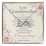 Infinity Heart Necklace for Grandmother - 14k White Gold in Standard Box - Detail 17 | Our Phoenix Rise