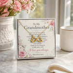 Infinity Heart Necklace for Grandmother - Styled Lifestyle Gift Presentation | Our Phoenix Rise
