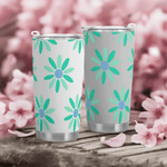 Retro Daisy Insulated Travel Mug Detailed View 9 | Our Phoenix Rise