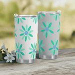 Retro Daisy Insulated Travel Mug Detailed View 11 | Our Phoenix Rise