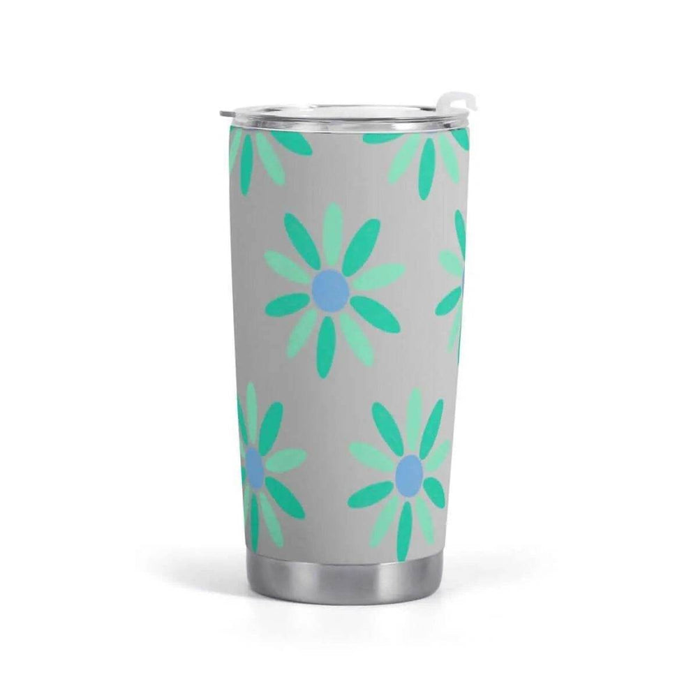 Retro Daisy Insulated Travel Mug