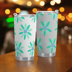 Retro Daisy Insulated Travel Mug Detailed View 8 | Our Phoenix Rise