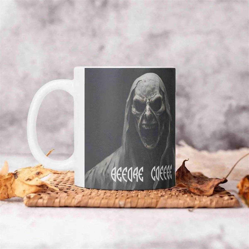 "Before Coffee" Personalized Zombie Mug| Iron Phoenix GHG
