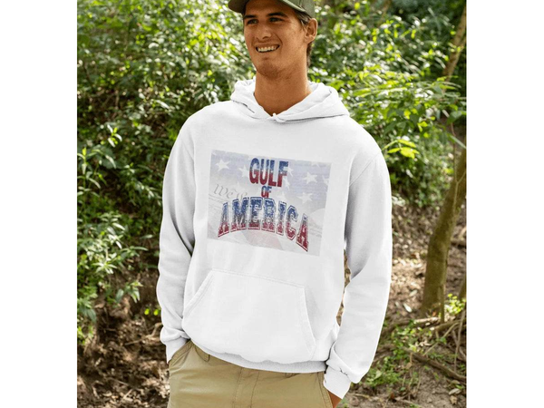 Gulf of America Hoodie | Patriotic Heavy Blend Sweatshirt - Iron Phoenix GHG