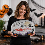 Halloween Party Serving Platter - Handheld View Showing Lightweight Design | Our Phoenix Rise