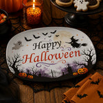 Halloween Party Serving Platter - Festive Dinner Table Arrangement | Our Phoenix Rise