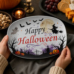 Halloween Party Serving Platter - Kitchen Countertop Display | Our Phoenix Rise