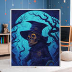 Spooky Skeleton Shaped Pillow - Spooky Comfort - Iron Phoenix GHG