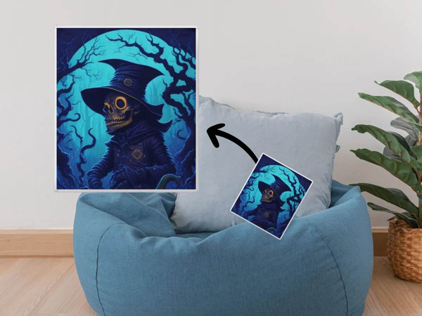 Spooky Skeleton Shaped Pillow - Spooky Comfort - Iron Phoenix GHG