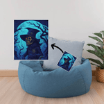 Spooky Skeleton Shaped Pillow - Spooky Comfort Detail 2 | Our Phoenix Rise