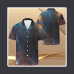 Men's Blue Block Button Up Shirt - Sleeve Detail | Our Phoenix Rise