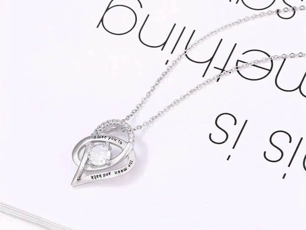 Sentimental Gift Necklace for Her | Heart Pendant IP - Iron Phoenix GHG