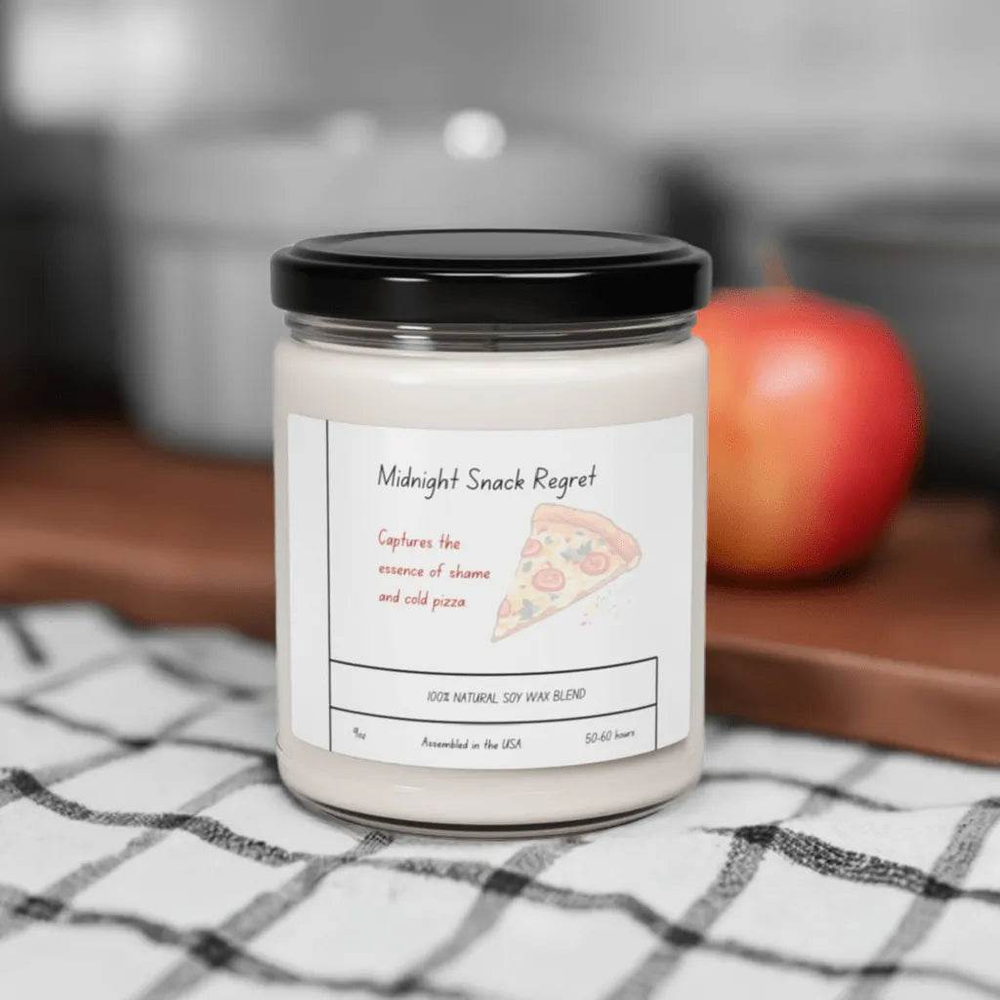 Holiday Soy Candle with Festive Scent - A Soothing Seasonal Glow