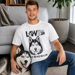 Husky Got Me Howlin' T-Shirt - Lifestyle Outdoor Park Scene | Our Phoenix Rise