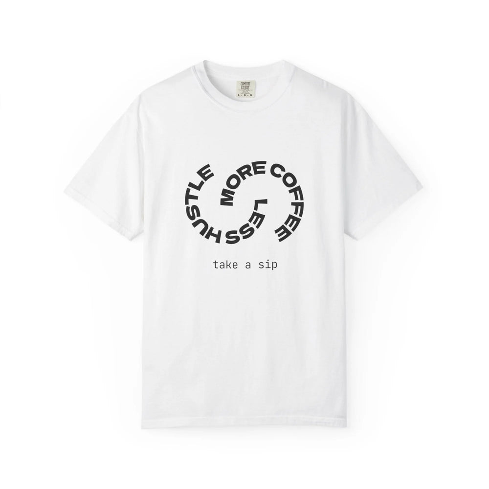 Minimalist Coffee Lover T-Shirt White M-3XL
