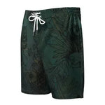 Tropical Botanical Mens Board Shorts - Pattern Swatch C | Our Phoenix Rise