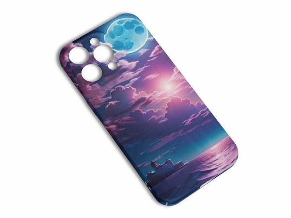 Artistic Phone Case | Purple Sunset Shockproof Cover - Iron Phoenix GHG