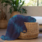 Purple Teal Abstract Fleece Throw Blanket - Texture Detail | Our Phoenix Rise