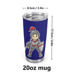 Customizable Knight Travel Mug (20oz) Detailed View 12 | Our Phoenix Rise