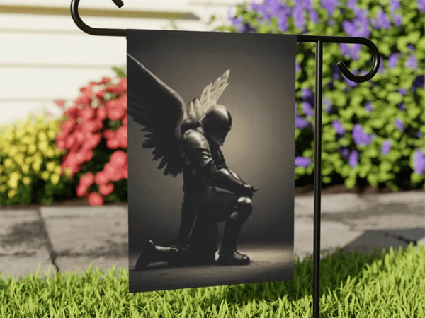 Knight Garden Banner | Resilience Flag for Home, Gym | Garden - Iron Phoenix GHG