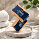 Kojic Acid Turmeric Soap - bathroom countertop lifestyle scene | Our Phoenix Rise