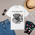 Cute Pug T-shirt - Cute Love Eco-Friendly Comfort Tee - Iron Phoenix GHG