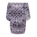 Purple patterned fabric with abstract geometric designs flat lay - Detail 18 | Our Phoenix Rise