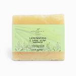 Lemongrass Sage Soap 4oz, Organic Calm, Sensitive Skin Care - Iron Phoenix GHG