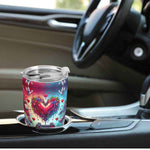 Pixel Heart Gaming Insulated Tumbler - right side view | Our Phoenix Rise