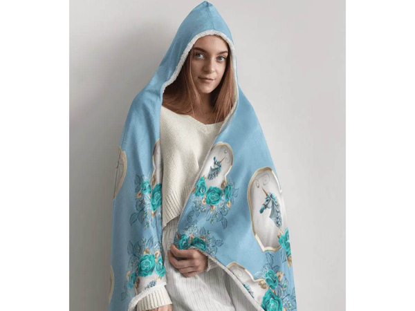 Unicorn Snuggle Blanket | Cozy Hooded Throw - Iron Phoenix GHG