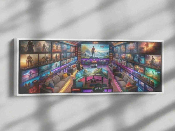 " Gaming Room Dreams" Canvas Art by Shadowseeker | Iron Phoenix GHG