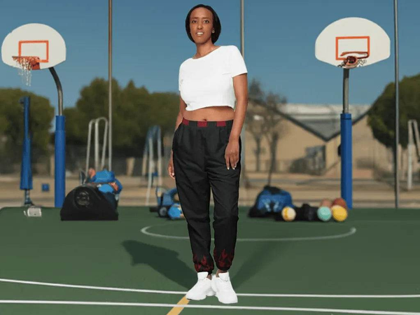 "Maroon Flame" Unisex Track Pants | Iron Phoenix GHG - Iron Phoenix GHG