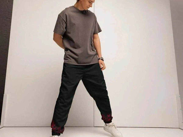 "Maroon Flame" Unisex Track Pants |  Iron Phoenix GHG