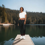 "Maroon Flame" Water-Resistant Track Pants | Iron Phoenix - Iron Phoenix GHG