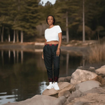 "Maroon Flame" Water-Resistant Track Pants | Iron Phoenix - Iron Phoenix GHG