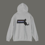 Massachusetts Masshole Adams Hoodie Detail 9 | Our Phoenix Rise