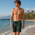 Tropical Botanical Mens Board Shorts - Lifestyle Beachwear View 3 | Our Phoenix Rise