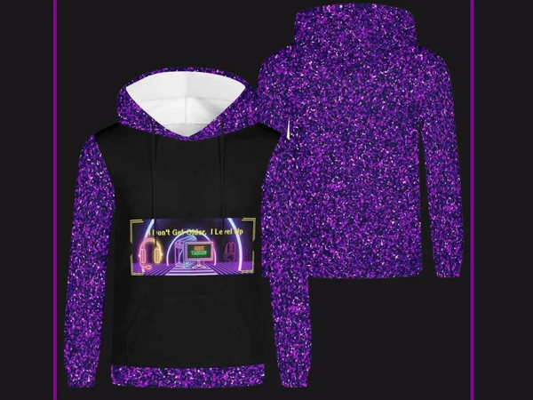 "Level Up" Gamer Hoodie (Glitter) - Iron Phoenix GHG