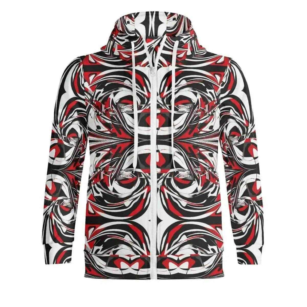 "Abstract Fury" Women's Hoodie |Shadowseeker | Iron Phoenix