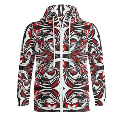 "Abstract Fury" Women's Hoodie |Shadowseeker | Iron Phoenix