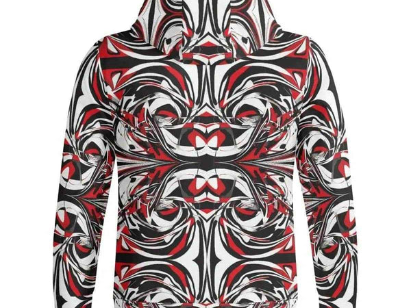 "Abstract Fury" Women's Hoodie |Shadowseeker | Iron Phoenix