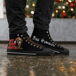 Back to Gaming Canvas Sneakers - View of Back to Gaming Text Side | Our Phoenix Rise