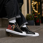 Back to Gaming Canvas Sneakers - Lifestyle View in Living Room Setting | Our Phoenix Rise