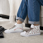 Back to Gaming Canvas Sneakers - Close-up Lifestyle Shot of Black Shoes | Our Phoenix Rise