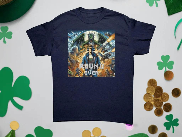 "Round Over" Gamer T-Shirt by Shadowseeker | Iron Phoenix GHG - Iron Phoenix GHG